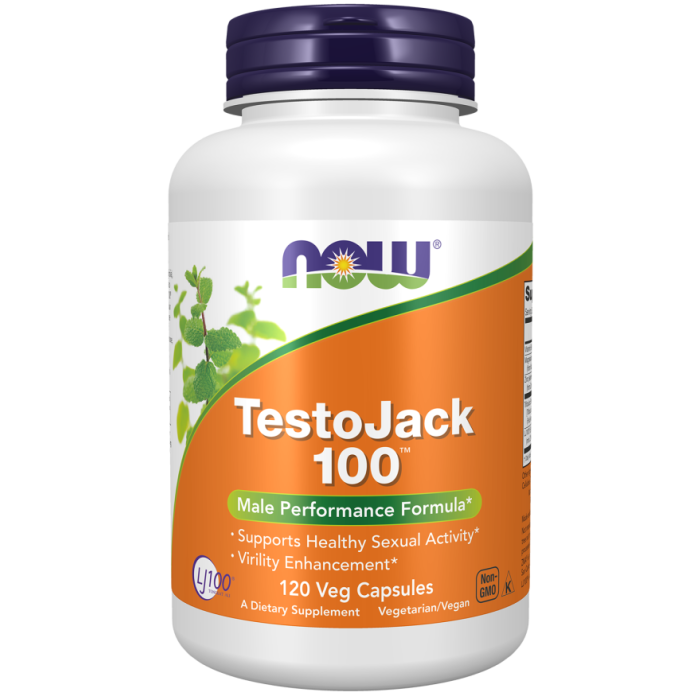 NOW Foods TestoJack 100™ - 120 Veg Capsules
