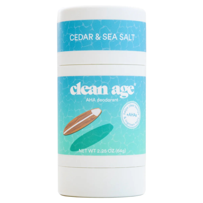 Clean Age Cedar & Sea Salt AHA Deodorant - Front view