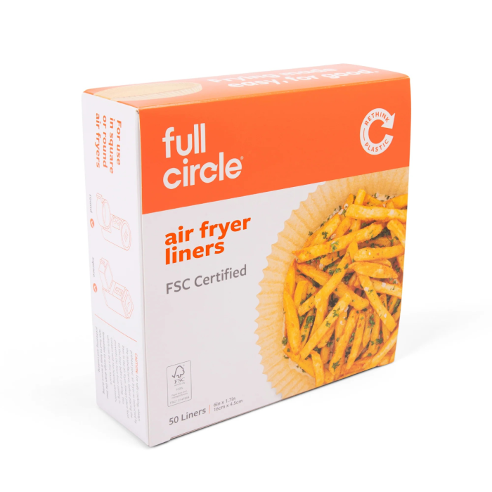 Full Circle Air Fryer Liners - Front view