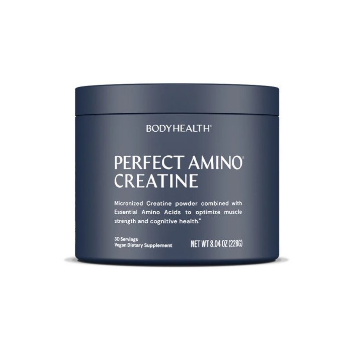 Body Health Perfect Amino Creatine Powder - Front view