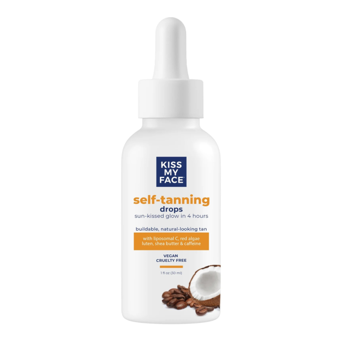 Kiss My Face Self-Tanning Drops - Front view