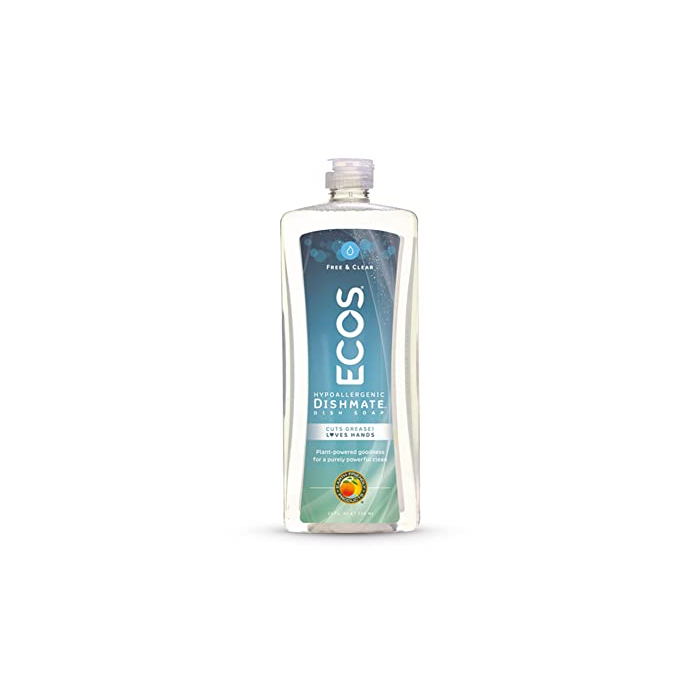 ECOS Dishmate Dish Soap, Free & Clear, 25 fl. oz.