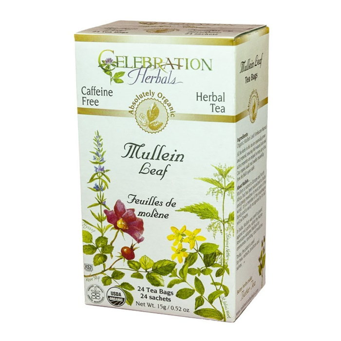 Celebration Herbals Organic Mullein Leaf - Front view