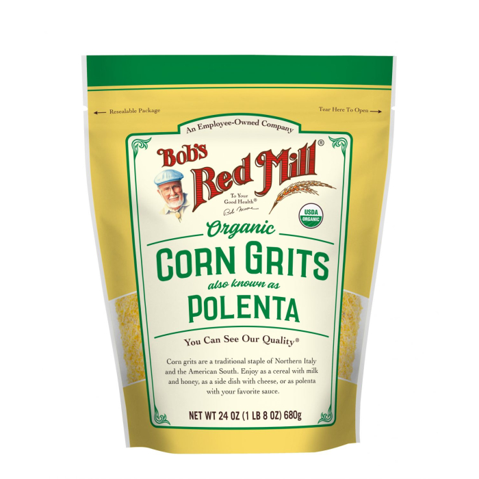 Bob's Red Mill Organic Corn Grits Polenta - package