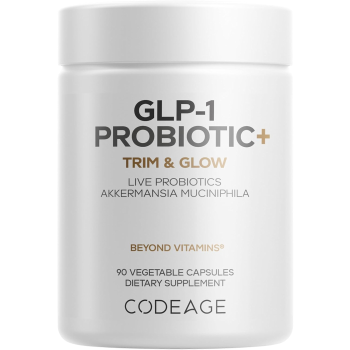 Codeage GLP-1 Probiotic+, 90 Vegetable Capsules