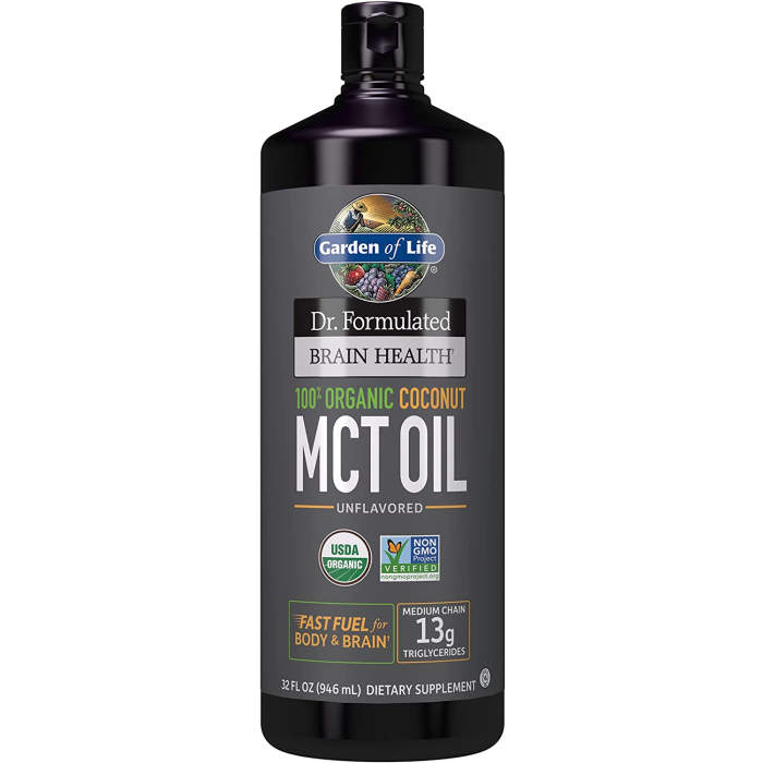 Garden of Life Dr. Formulated 100% Organic Coconut MCT Oil, 32 fl. oz.