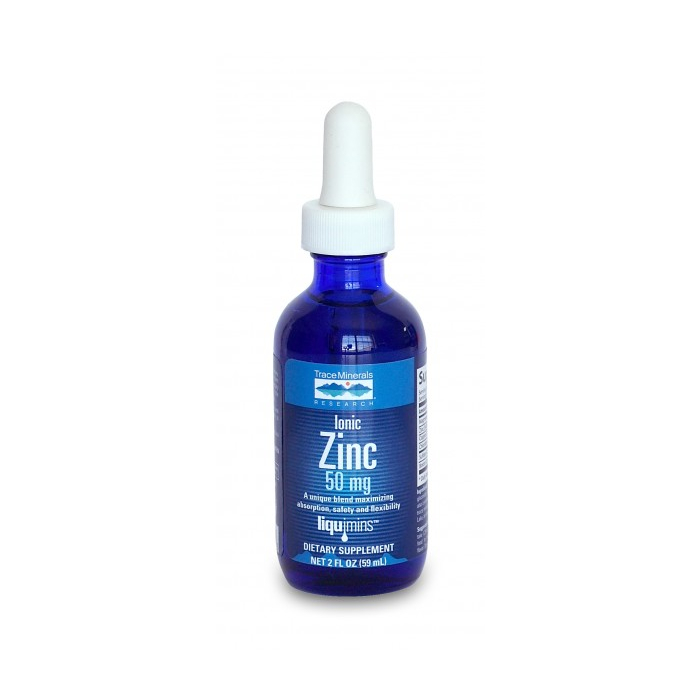 Trace Minerals Ionic Zinc 50 mg, 2 oz.