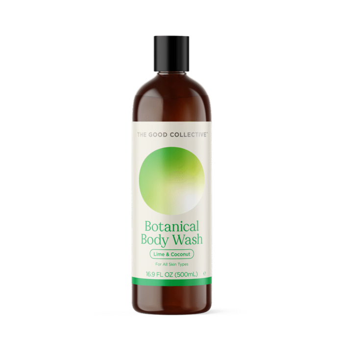 The Good Collective Botanical Body Wash Lime & Coconut - Front view