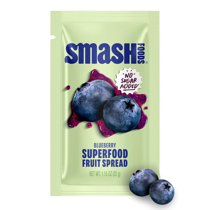 Smash Foods Chia Blueberry Superfood Fruit Spread - Front view