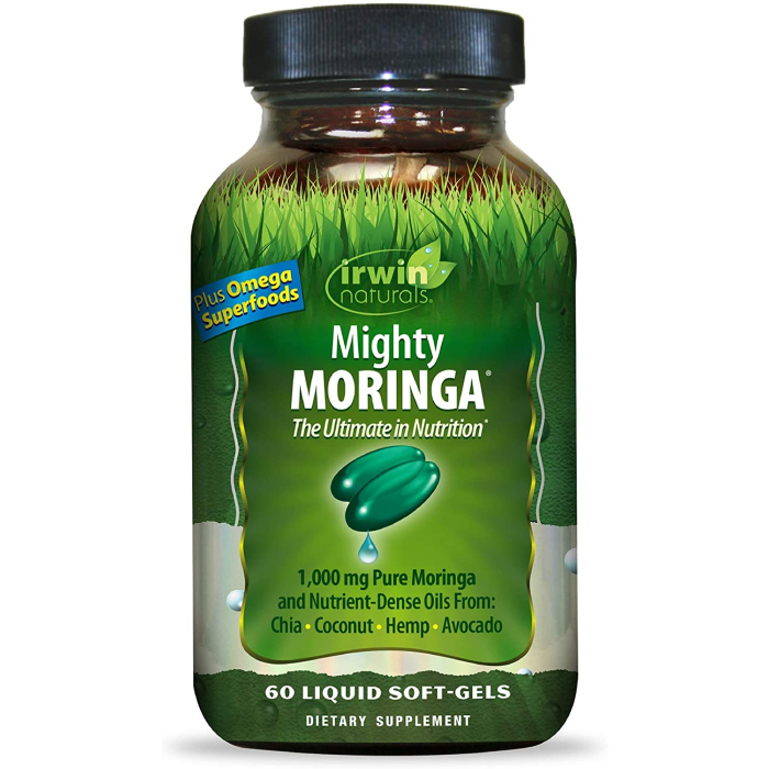 Irwin Naturals Mighty Moringa, 60 Softgels