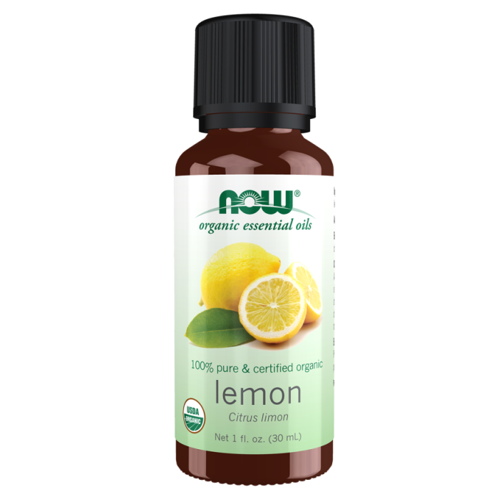 NOW Foods Lemon Oil, Organic - 1 fl. oz.