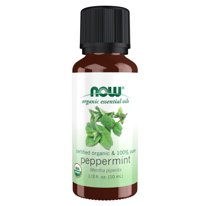 NOW Foods Peppermint Oil, Organic - 1 fl. oz.