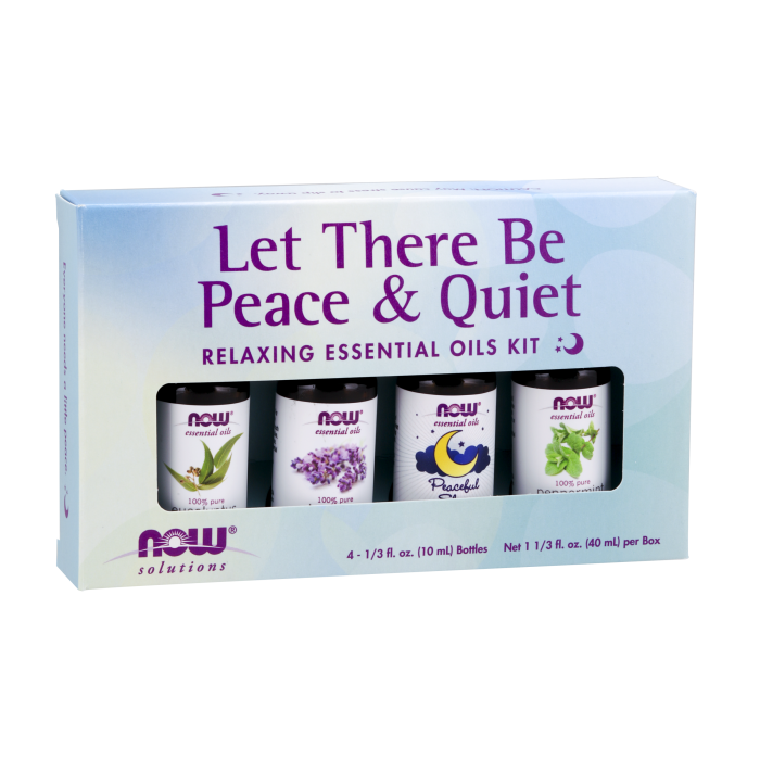 NOW Foods Let There Be Peace & Quiet™ Essential Oils Kit