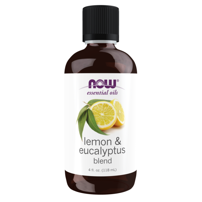 NOW Foods Lemon & Eucalyptus Oil Blend - 4 fl. oz.