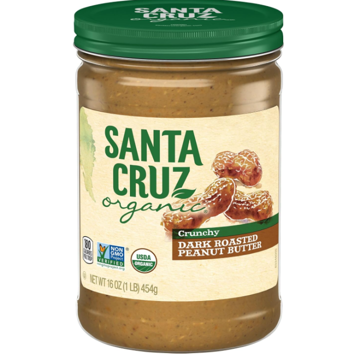 Santa Cruz Crunchy Peanut Butter, 16 oz.