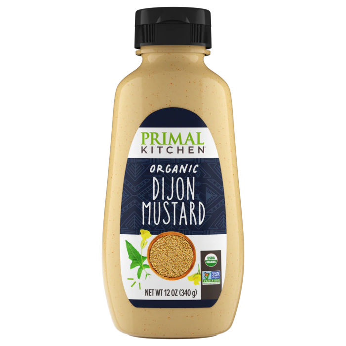 Primal Kitchen Mustard Organic Dijon - Front view