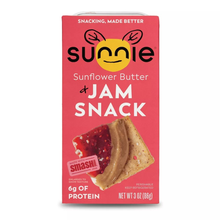 Sunnie Strawberry Jam Dipper Snack - Front view