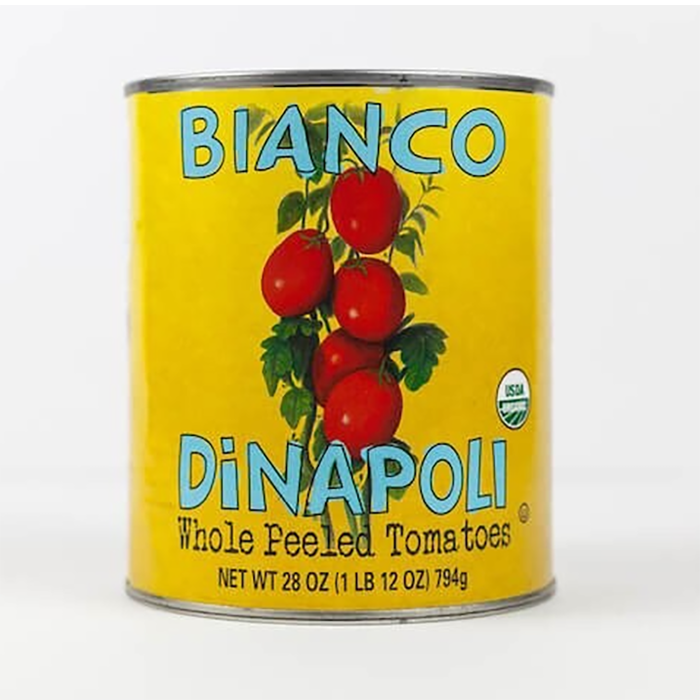Bianco DiNapoli Organic Whole Peeled Tomatoes - Front view