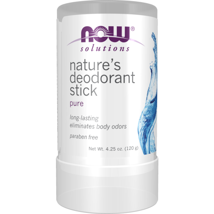 NOW Foods Nature's Deodorant Stick (Stone) - 4.25 oz.