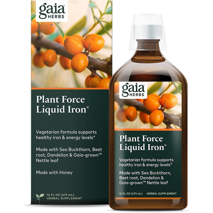 Gaia Herbs PlantForce Liquid Iron, 16 fl. oz.