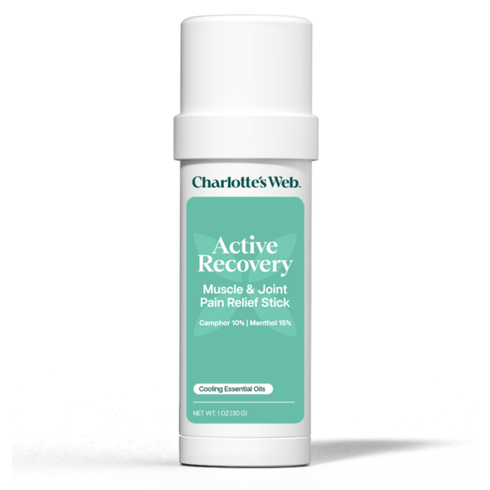 Charlotte's Web Active Recovery Muscle & Joint Pain Relief Stick - Front view