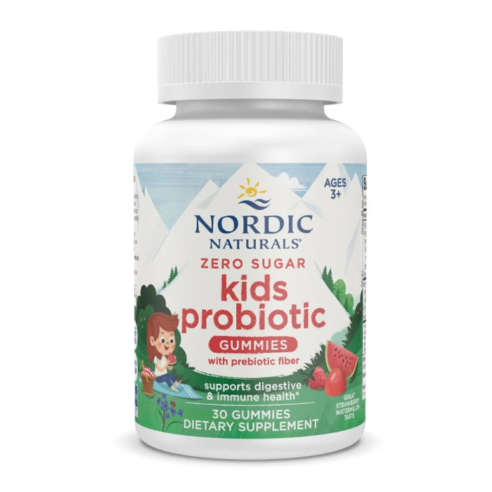 Nordic Naturals Zero Sugar Kids Probiotic - Front view