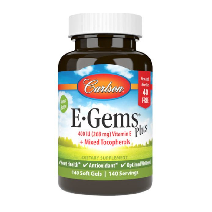 Carlson E-Gems Plus 400 IU, 140 softgels