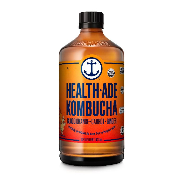 Health Ade Orange Carrot Ginger Kombucha, 16 oz.