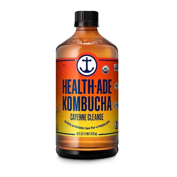 Health Ade Cayenne Cleanse Kombucha, 16 oz.