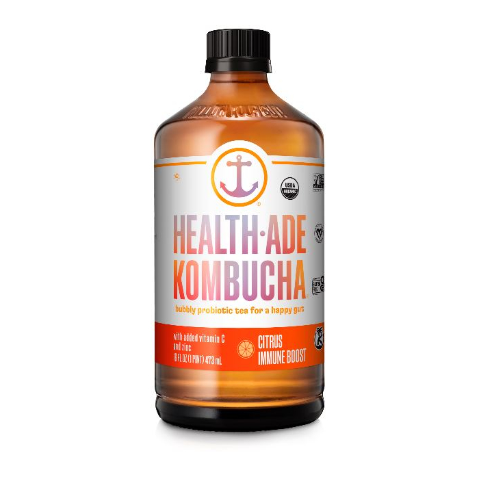 Health Ade Ginger Citrus Immune Boost Kombucha, 16 oz.