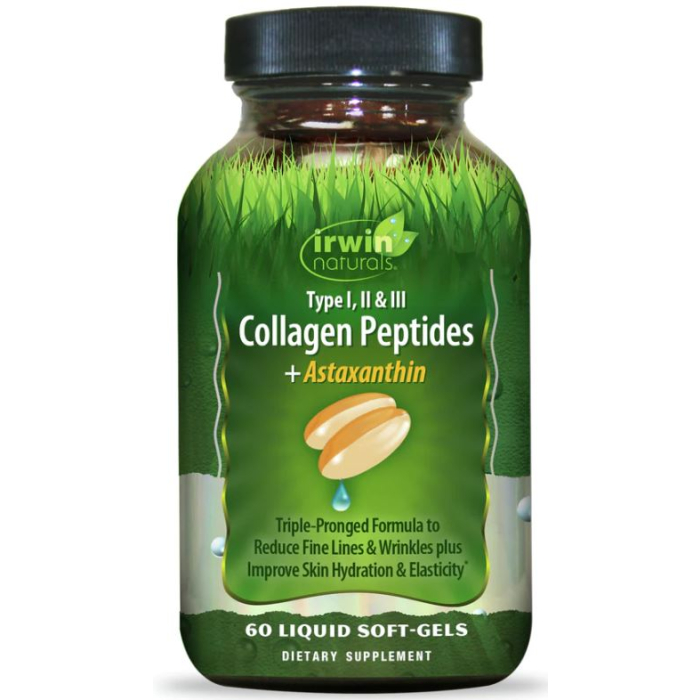 Irwin Naturals Collagen Peptides + Astaxanthin  - Main