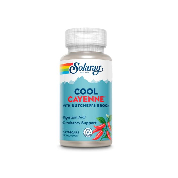 Solaray Cayenne Pepper, 90 VegCaps