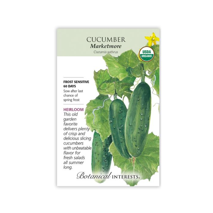 Botanical Interests Cucumber Marketmore - Main