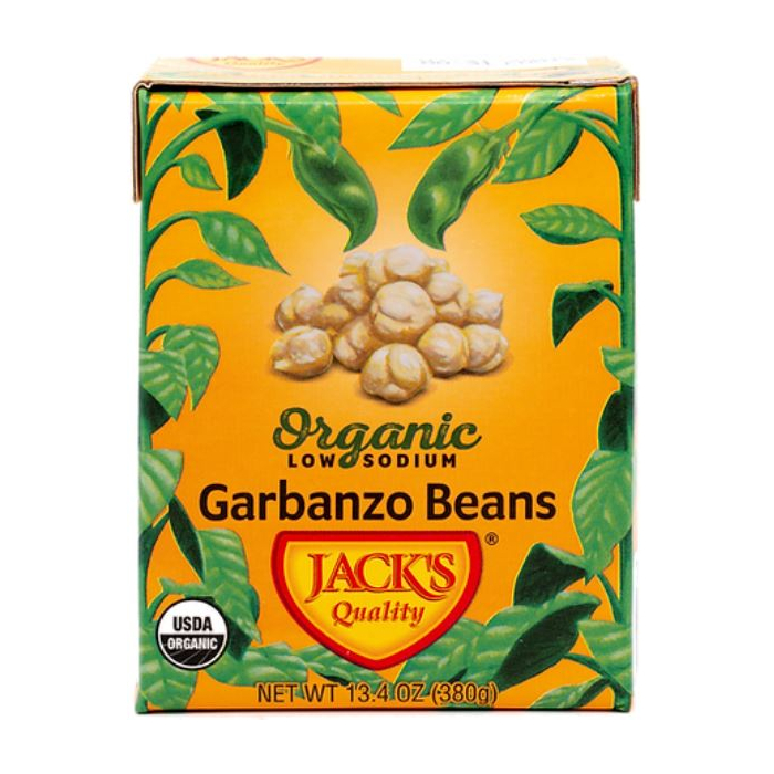 Jack's Quality Low Sodium Garbanzo Beans, 13.4 oz.