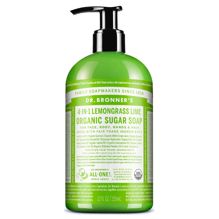Dr. Bronner's Lemongrass Lime Sugar Soap - Main