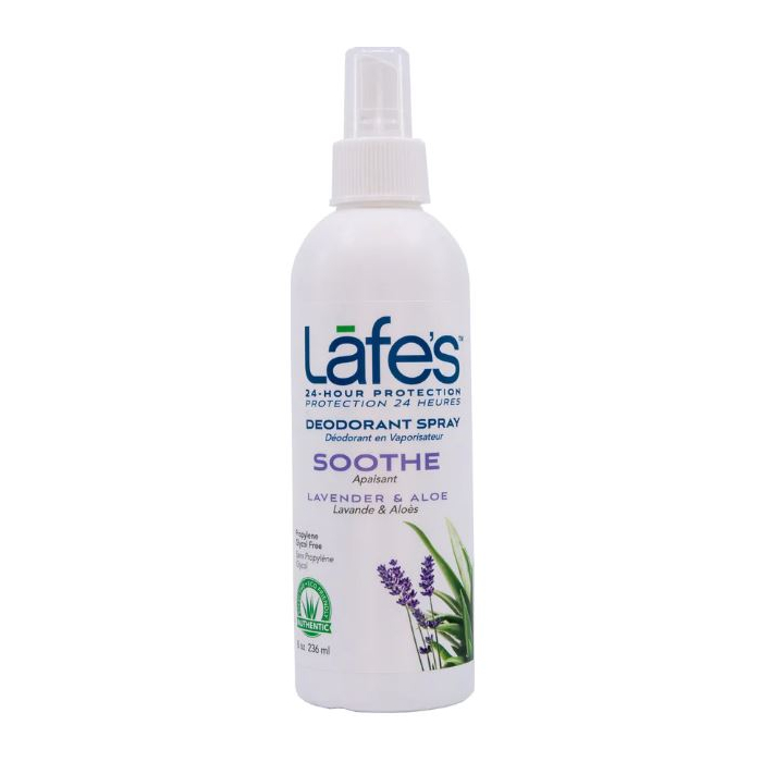 Lafe's Natural Deodorant Spray, Lavender, 4 oz.