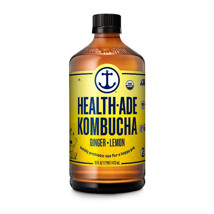 Health Ade Ginger Lemon Kombucha, 16 oz.