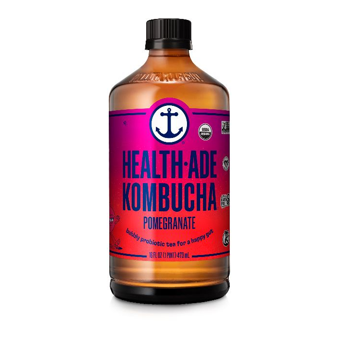 Health Ade Pomegranate Kombucha, 16 oz.
