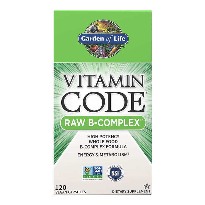 Garden of Life Vitamin Code Raw B-Complex, 120 Capsules