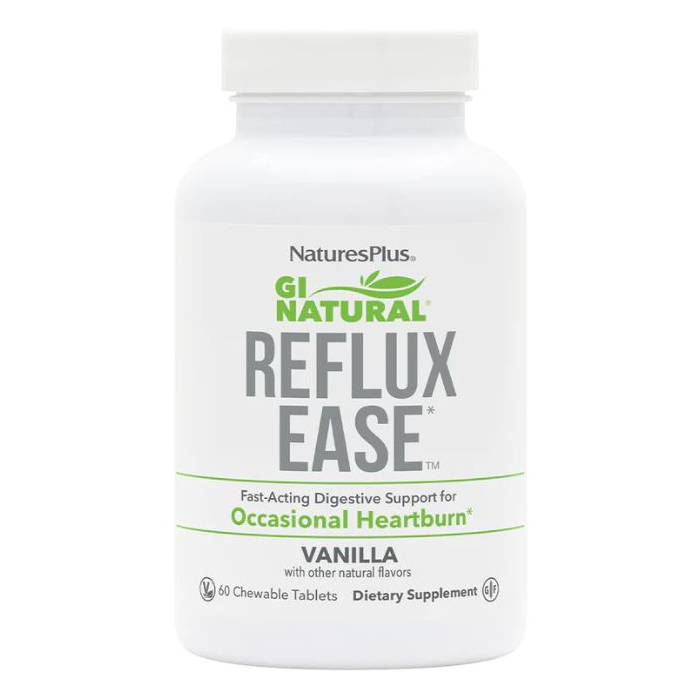 Nature's Plus GI Natural® Reflux Ease™, 60 chewable tablets