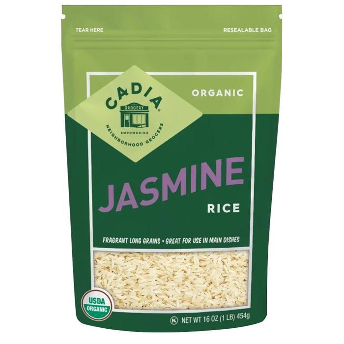 Cadia Organic White Jasmine Rice - Front view