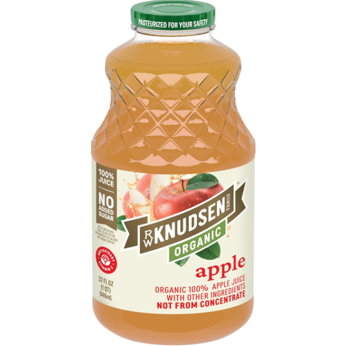 RW Knudsen Organic Apple  Juice, 32oz.