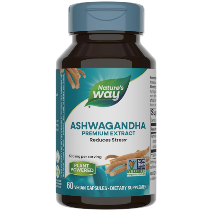Nature's Way Ashwagandha Standardized Extract, 60 Vcapsules