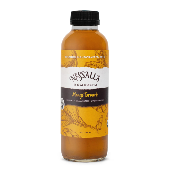 NessAlla Kombucha Mango Turmeric - Front view