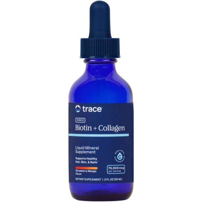 Trace Minerals Ionic Biotin + Collagen, 2 fl. oz.