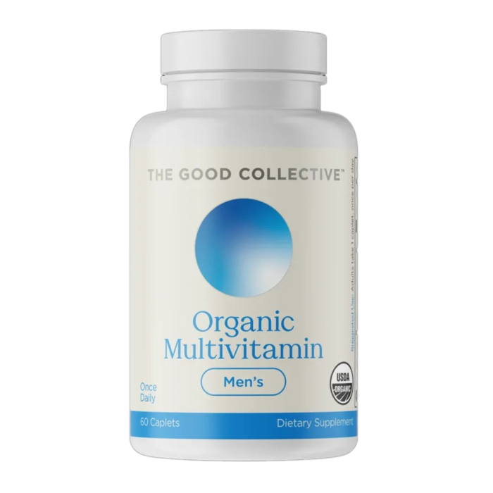 The Good Collective Organic Multivitamin Men’s - Front view