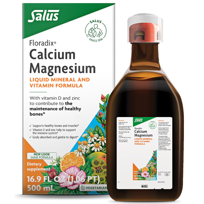 Floradix® Calcium Magnesium Liquid Herbal & Mineral Supplement, 16.9 oz.