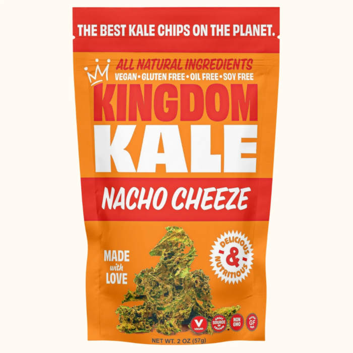 Kingdom Kale Nacho Cheese Kale Chips - Front view