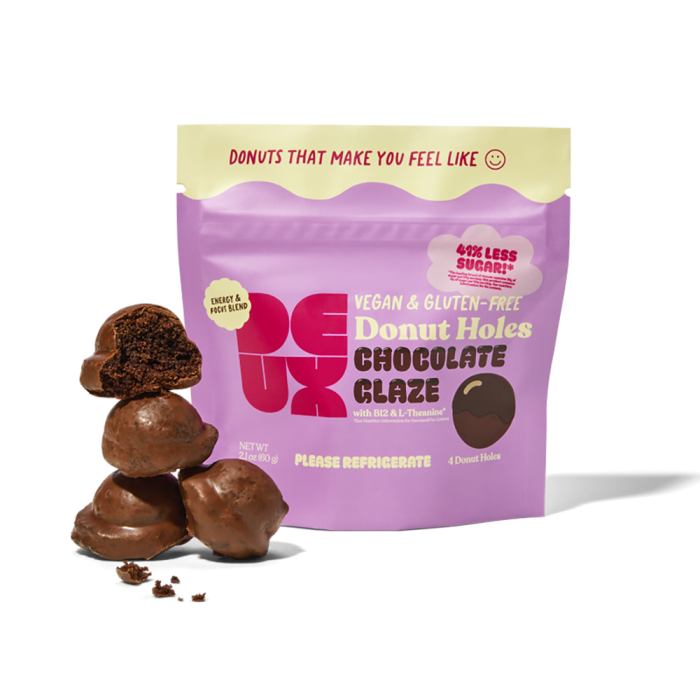 Deux Chocolate Donuts - Front view