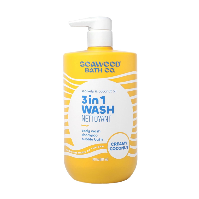 Seaweed Bath Co. Creamy Coconut 3-1 Body Wash - Front view